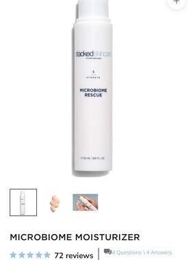 StackedSkincare Microbiome Rescue Hydrating Moisturizer